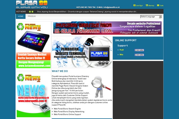 Site using Td-newsletter plugin