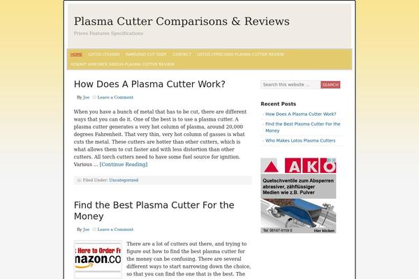 Prose theme site design template sample
