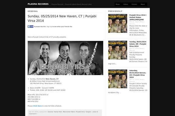 Modularity theme site design template sample