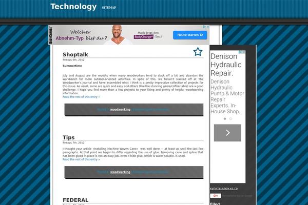 Web 2.0 theme site design template sample