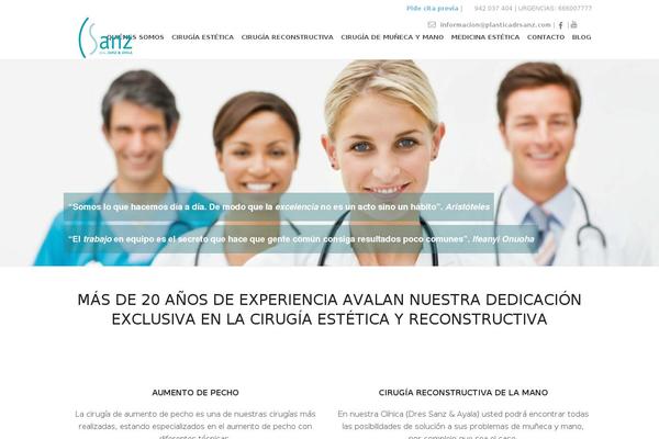 Jupiter theme site design template sample