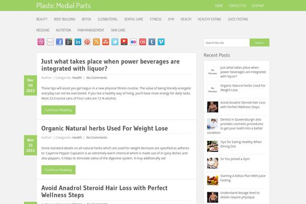 Nominal theme site design template sample