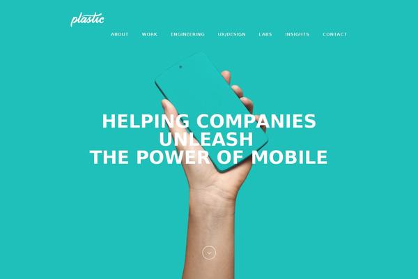 plastic theme websites examples