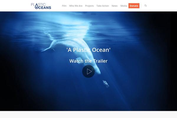 plasticoceans.com site used Wpui