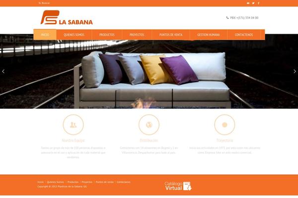 plasticosdelasabana.com site used RT-Theme 18