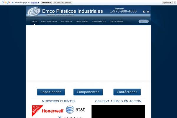plasticosmanufactura.com site used Emco-plastics-theme