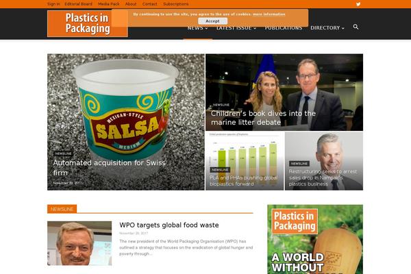 Newspaper Child theme site design template sample