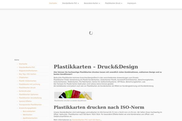 Customizr theme site design template sample
