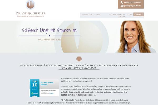 Haven theme site design template sample