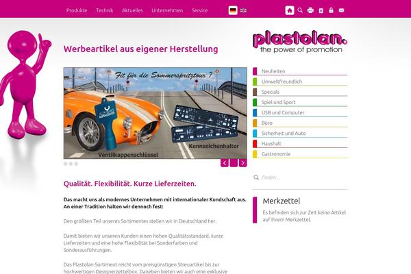 Site using Impulsslider plugin
