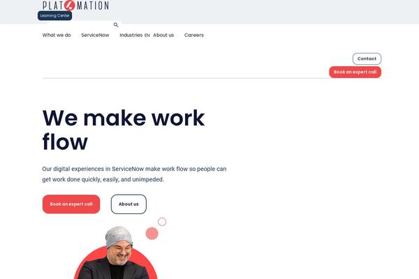 Site using WPFront Scroll Top plugin