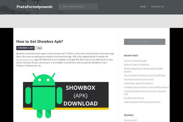 Daily Stories theme site design template sample