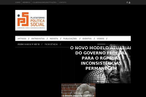 Santiago theme site design template sample