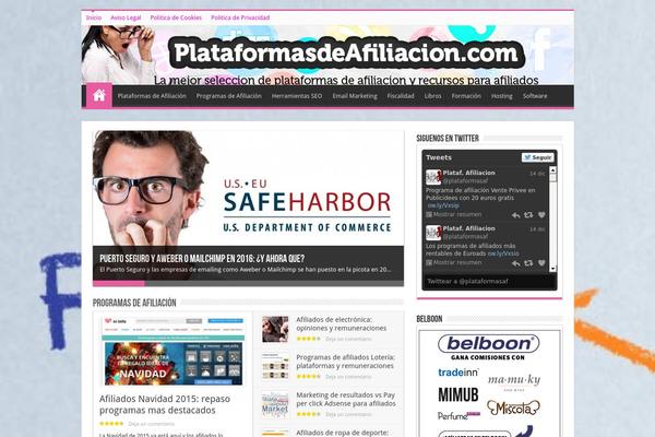 Sahifa theme site design template sample