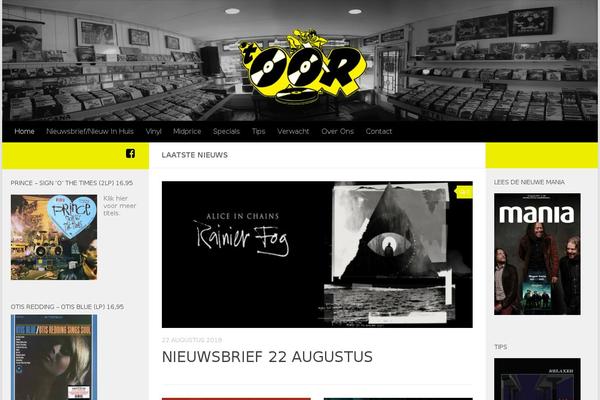 Hueman Child theme site design template sample