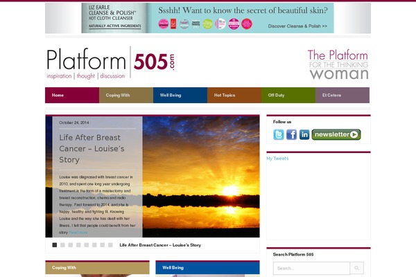 Site using Themeisle-companion plugin
