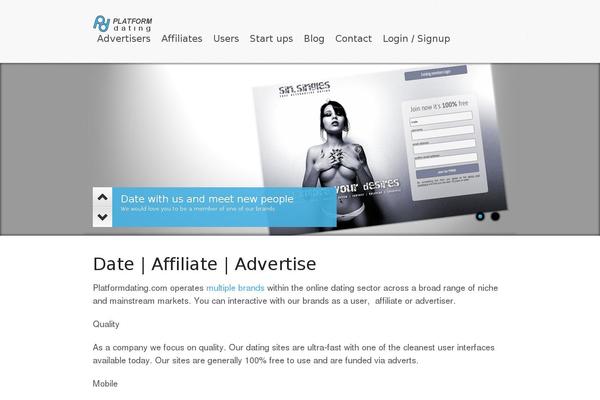 Whitelight theme site design template sample