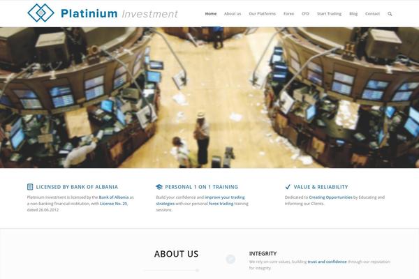 Enfold theme site design template sample