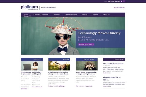 Starkers theme site design template sample