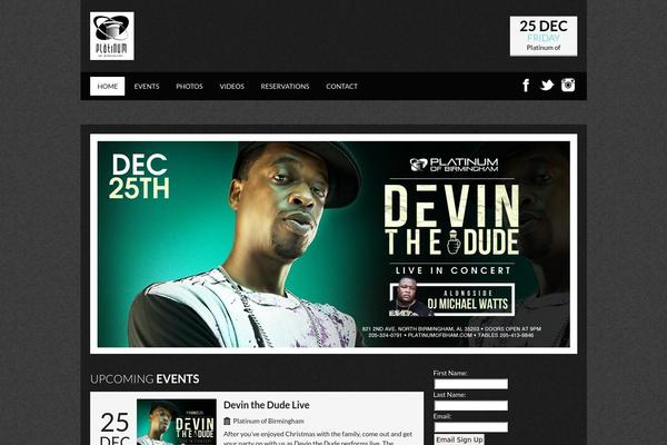 Soundwave theme site design template sample