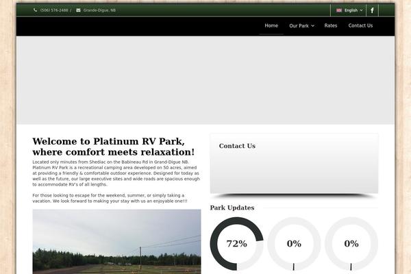 Envision Child theme site design template sample