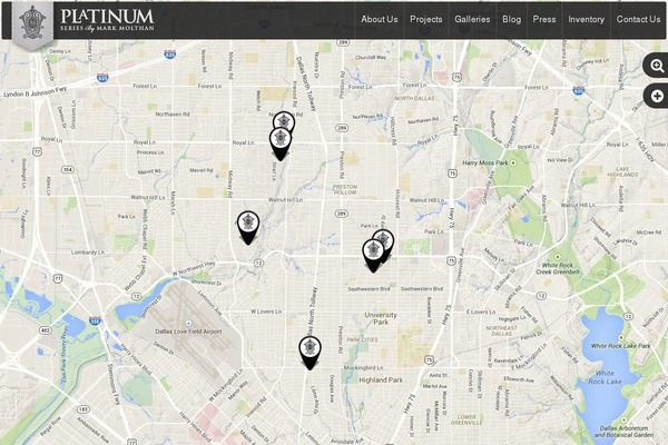 Platinum theme site design template sample