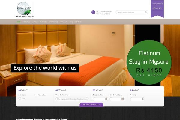 BookYourTravel theme site design template sample