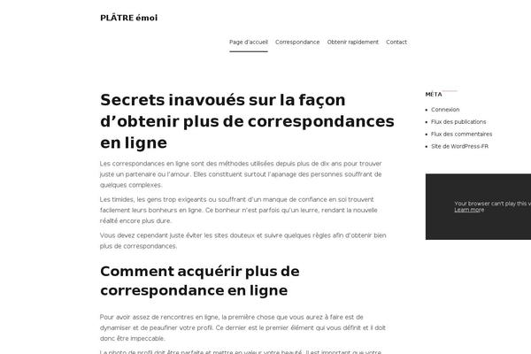 Cenote theme site design template sample