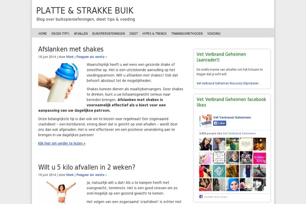 Site using Sharketing-content-pimper plugin