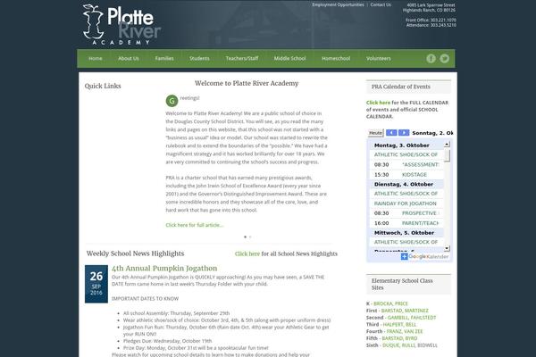 platteriveracademy.com site used Grand College v 1.08