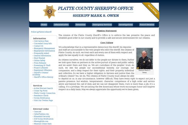 plattesheriff.org site used Pcs