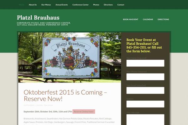 Going Green Pro theme site design template sample