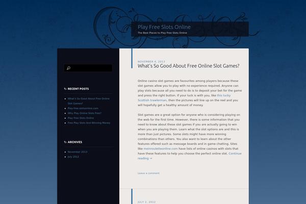 Dusk To Dawn theme site design template sample