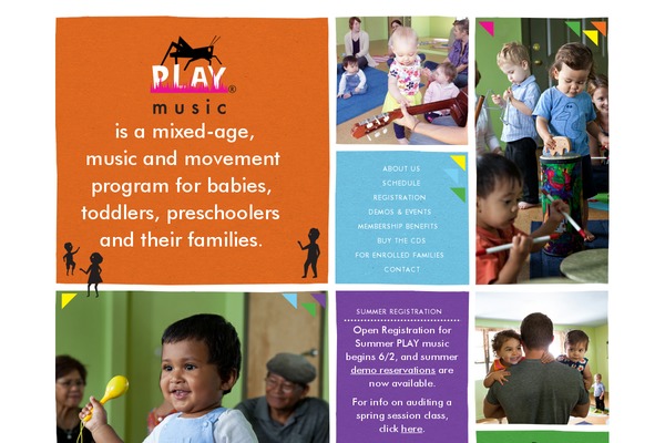 Play theme site design template sample