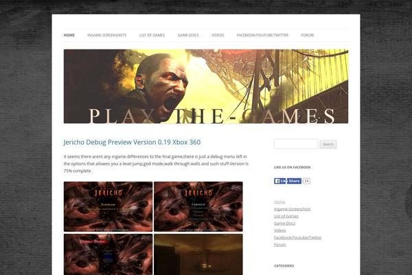 Site using Facebook plugin