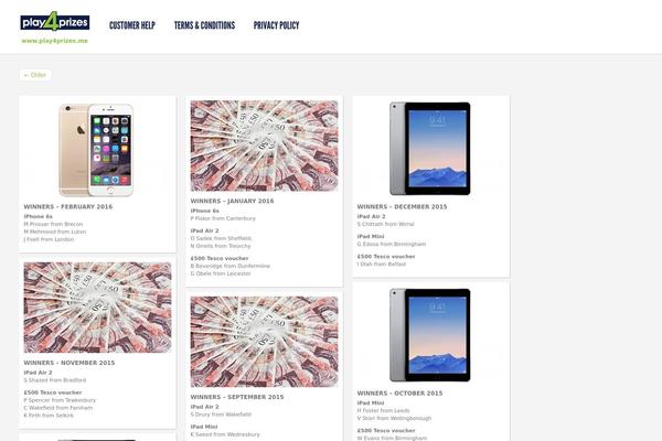 Shaken Grid Lite theme site design template sample