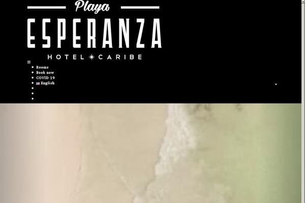 Esperanza theme site design template sample