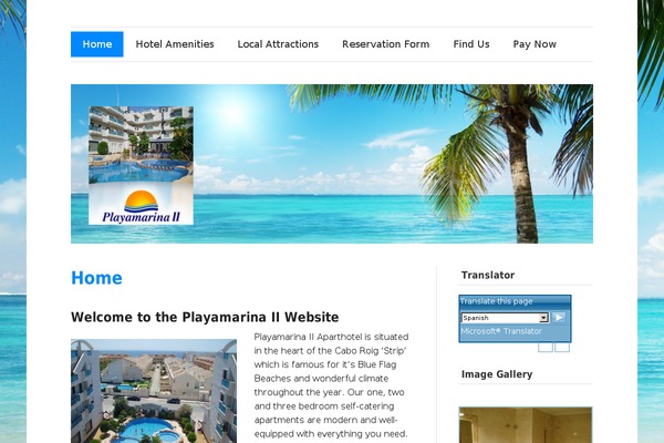 Site using easyReservations plugin
