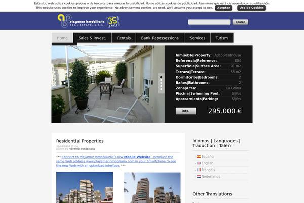 Site using Displet Pop plugin