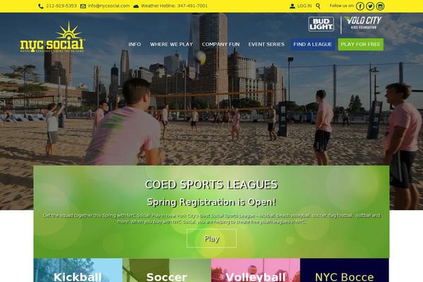 Fitness-wellness theme site design template sample