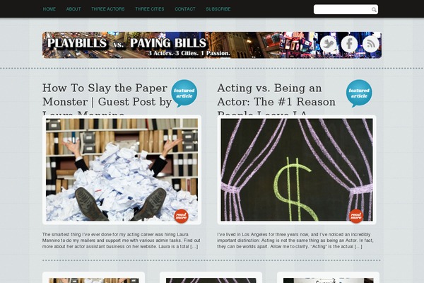 JournalCrunch theme site design template sample