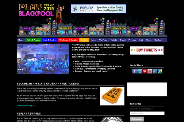 Site using Facebook Likebox Slider by ARScode plugin