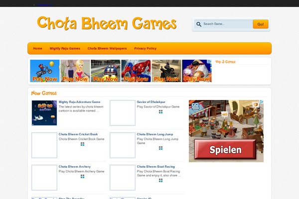 Durus theme site design template sample