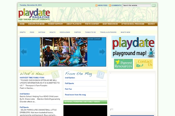 Site using Featured Content Gallery plugin