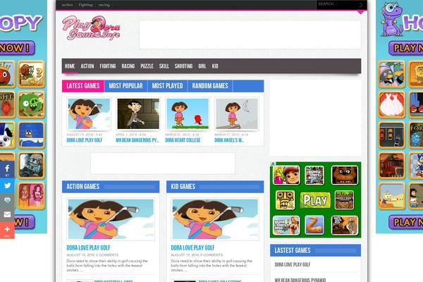Gameleon theme site design template sample