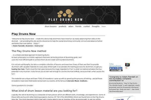 Suffusion theme site design template sample