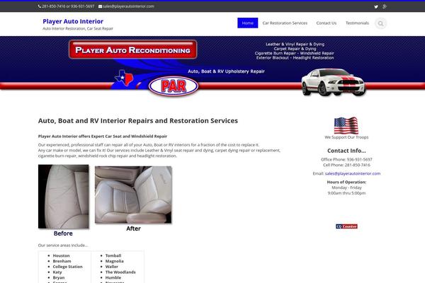 Ascent theme site design template sample