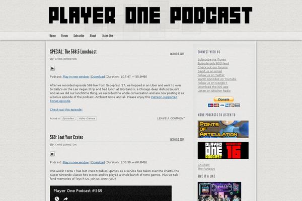 Site using Podlove Web Player plugin