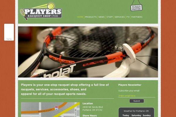 Site using Email newsletter plugin