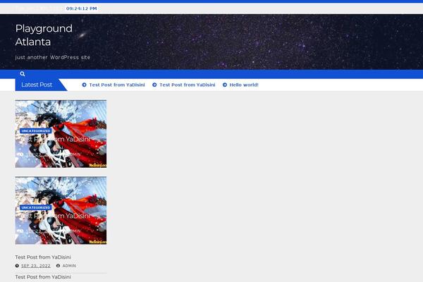 Newsup theme site design template sample